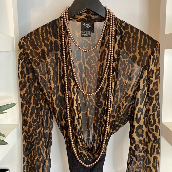 Marc Allan Tops - 🖤 🖤 Marc Allan SILK bodysuit